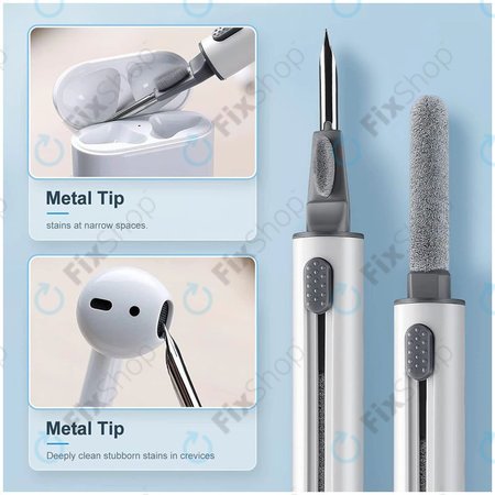 Stylo nettoyant pour le nettoyage des téléphones et des écouteurs (blanc)