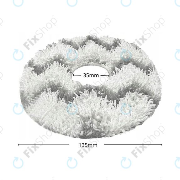 Chiffon de vadrouille, 2 pièces, Lavable pour Ecovacs Deebot T-series, X-series