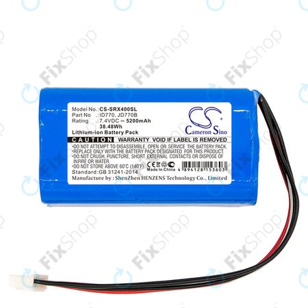 Batterie pour Sony Srs-Xb40, Srs-Xb41, 5200mAh, Li-Ion, 7.4V, ID770, HQ