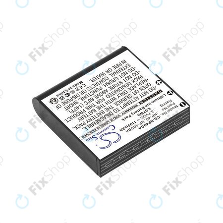 Batterie pour Casio Exilim Ex-FC100, 1100mAh, Li-Ion, 3.7V, NP-40, HQ