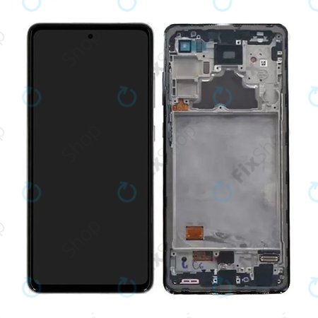 Samsung Galaxy A52 A525F, A526B - Écran LCD + Écran tactile + Cadre (Blanc génial) - GH82-25524D, GH82-25526D, GH82-25754D, GH82-25602D Genuine Service Pack