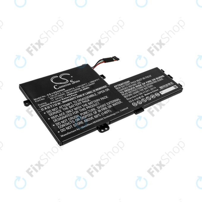 Batterie pour Lenovo IdeaPad C340 14, 15, 4400mAh, Li-Pol, 11.34V, 5B10T09095, HQ
