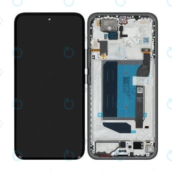 Écran pour Xiaomi Redmi Note 15 Pro+ 5G, Midnight Black, Tactile avec cadre, 5600260P16U00, Genuine Service Pack