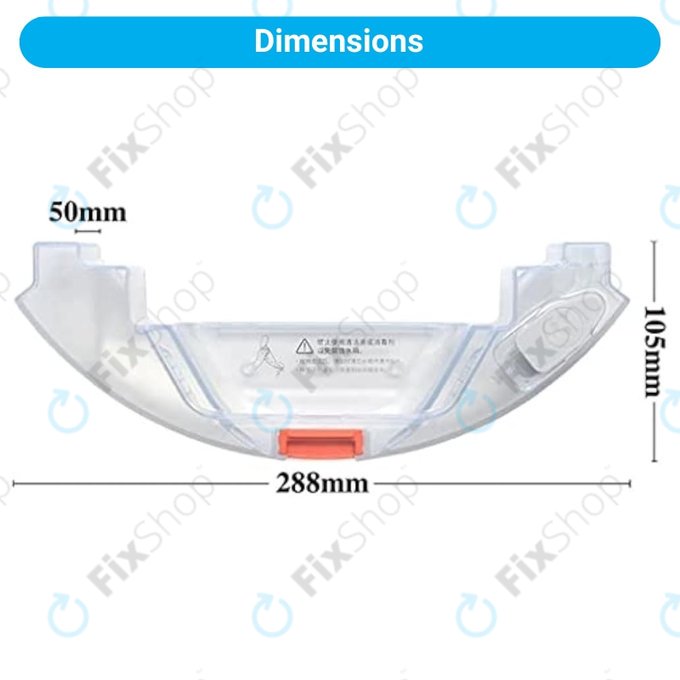 Xiaomi Roborock S5 Max, S6 MaxV, T7, T7 Pro - Réservoir d'eau