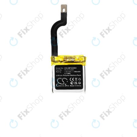 Batterie pour Amazfit GTR 42mm, 190mAh, Li-Pol, 3.85V, PL412120H, HQ