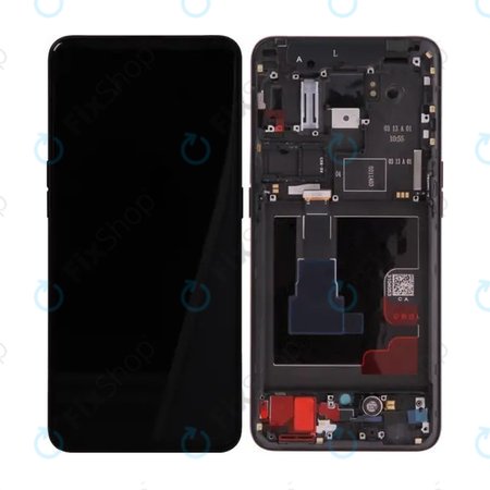 Oppo Reno 2 - Écran LCD + Vitre Tactile + Cadre (Noir) - O-4902800 Genuine Service Pack