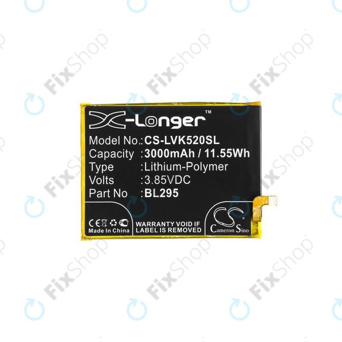 Lenovo K9 - Batterie BL295 3000mAh HQ