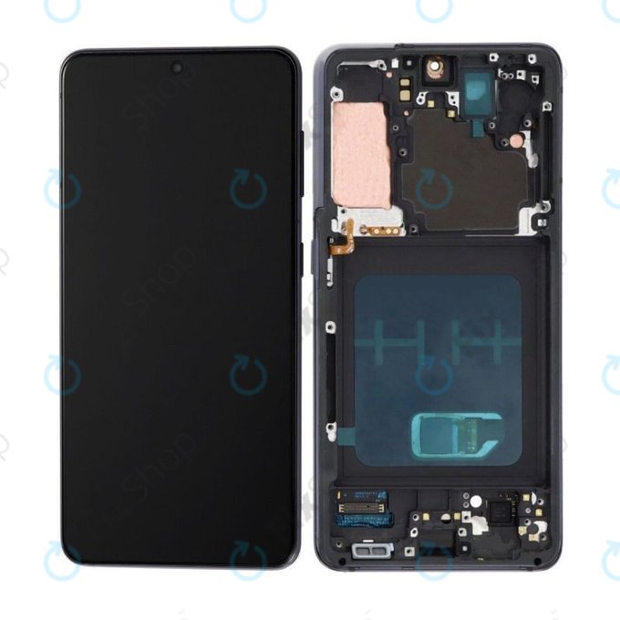 Samsung Galaxy S21 G991B - Écran LCD + Écran Tactile + Cadre (Gris Phantom) OLED