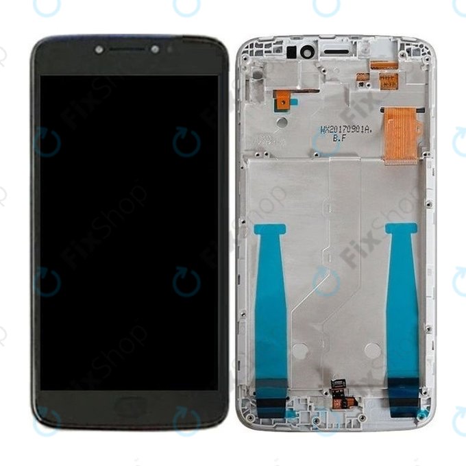 Motorola Moto E4 Plus XT1771 - Écran LCD + Écran tactile + Cadre (Gris)