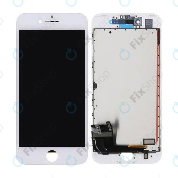Écran In-Cell pour iPhone 7, White, Tactile avec cadre, FixPremium