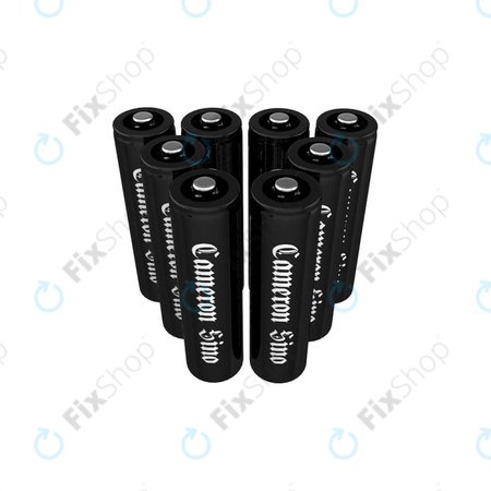 Batterie rechargeable, CameronSino AA, 8 pcs, 2200mAh, Ni-MH, 1.2V, –, HQ