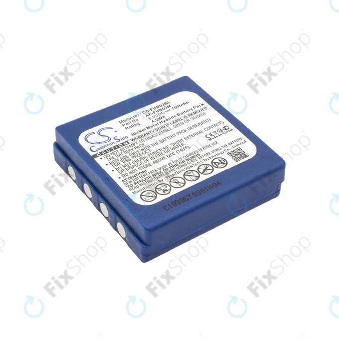 Batterie pour HBC Fub3a, 700mAh, Ni-MH, 6V, AF-FUB03M, HQ