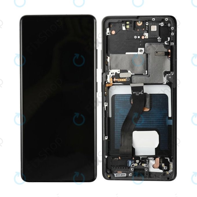 Samsung Galaxy S21 Ultra G998B - Écran LCD + Écran tactile + Cadre (Noir Phantom) OLED