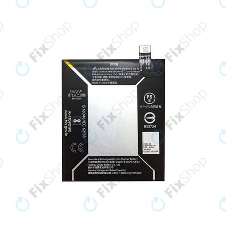 Google Pixel 3a - Batterie G020E-B 3000mAh - G823-00105-01 Genuine Service Pack