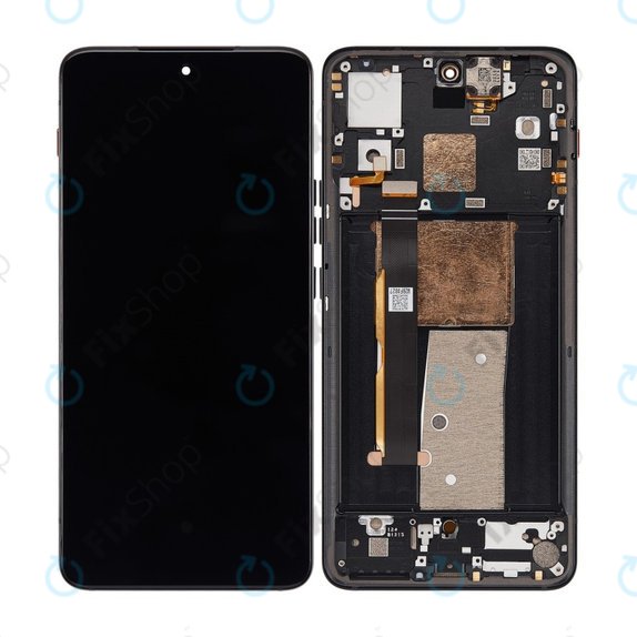 Motorola Thinkphone - Écran LCD + Ecran Tactile + Cadre (Carbon Black) OLED