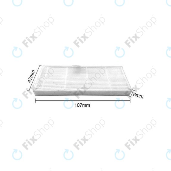 Filtre à poussière, 2 pièces pour Xiaomi Viomi S9, Lydsto R1, Proscenic M7 Pro, M8 Pro