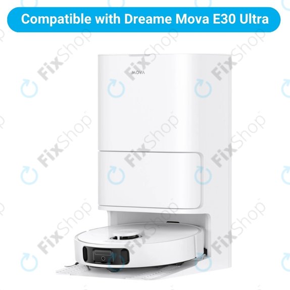 Kit de pièces de rechange pour Xiaomi Dreame Mova E30 Ultra (1x Brosse principale, 2x Filtre, 2x Brosse latérale)