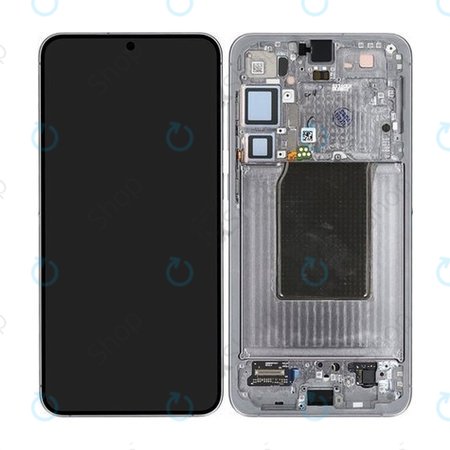 Samsung Galaxy S25 Plus - Écran LCD + Écran tactile + Cadre (Silver Shadow) - GH82-36368A Genuine Service Pack