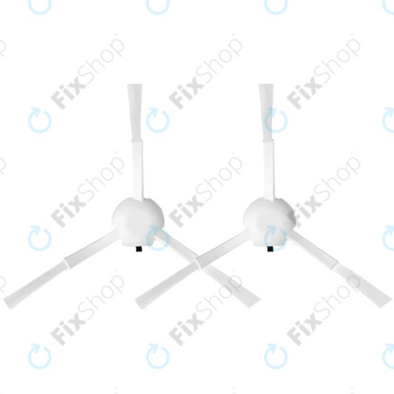 Kit de pièces de rechange pour Xiaomi Mi Robot Vacuum S20+, S10+, X20+, X10+ (1x Brosse principale, 2x Filtre, 2x Brosse latérale – blanche)