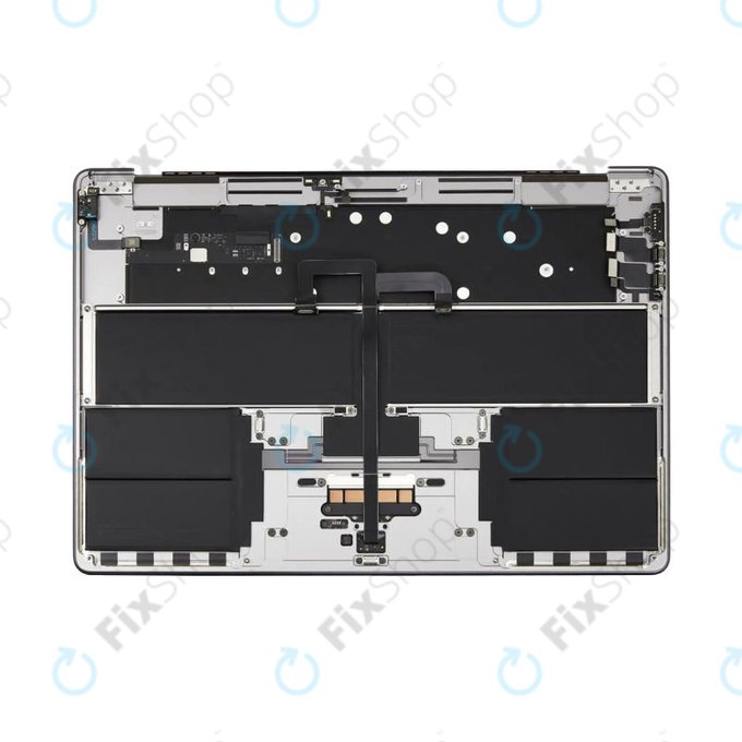 Cadre supérieur clavier pour MacBook Air 15", A3114 (2024), avec clavier US et batterie, Space Gray, 661-40266, Genuine Apple