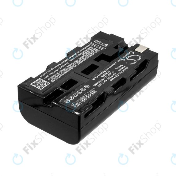 Batterie pour Feelworld Monitor, Sony UPX-2000, 2000mAh, Li-Ion, 7.4V, NP-F330, NP-F570, HQ
