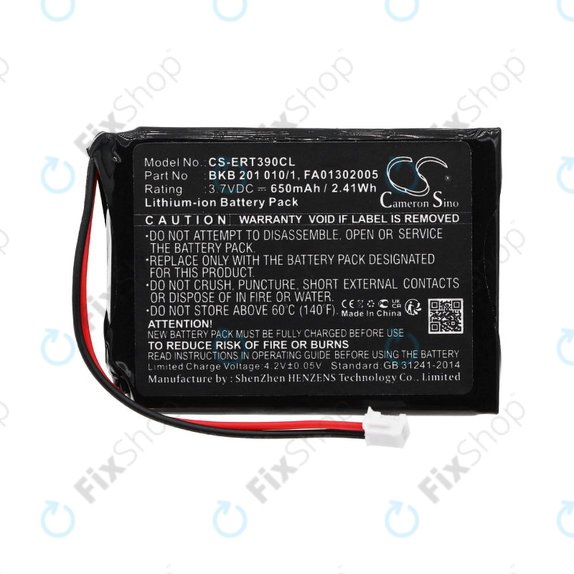 Batterie pour Ascom, Avaya, Ericsson, Telstra, 650mAh, Li-Ion, 3.7V, FA01302005, HQ