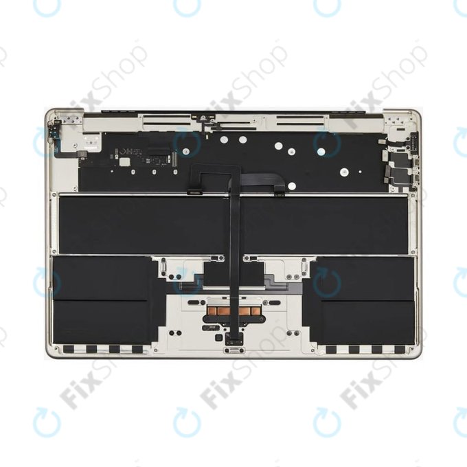 Cadre supérieur clavier pour MacBook Air 15", A3114 (2024), avec clavier US et batterie, Starlight, 661-40268, Genuine Apple