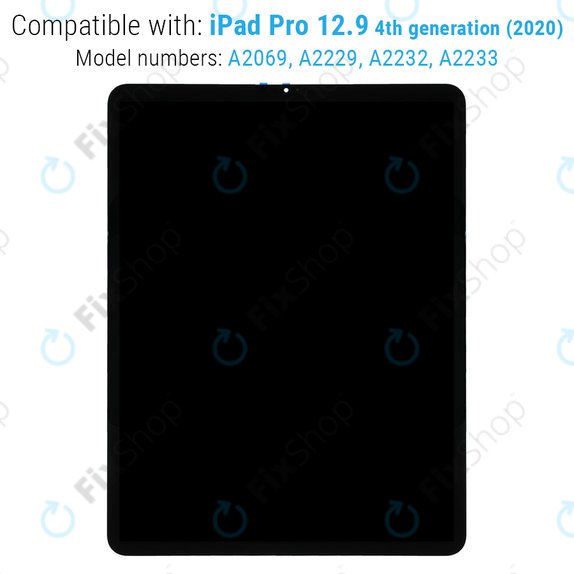 Apple iPad Pro 12.9 (4th Gen 2020) - Écran LCD + Écran tactile + Carte IC Refurbished