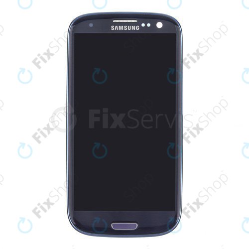 Samsung Galaxy S3 i9300 - Écran LCD + Écran Tactile + Cadre OLED (Bleu Galet)