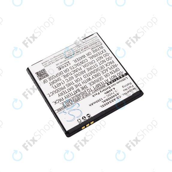Batterie pour Aligator S4000 Duo, 1200mAh, Li-Ion, 3.7V, AS4000BAL, HQ