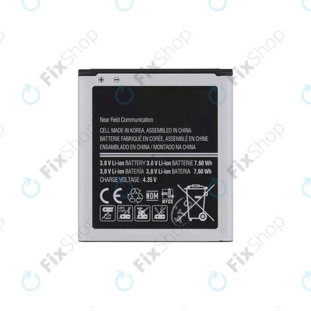 Samsung Galaxy Ace 4 G357FZ, Galaxy Ace Style LTE, GT-I9195i Galaxy S4 Mini Value Edition, Galaxy S4 Mini Plus - Batterie EB-BG357BBE, B500AE 1900 mAh