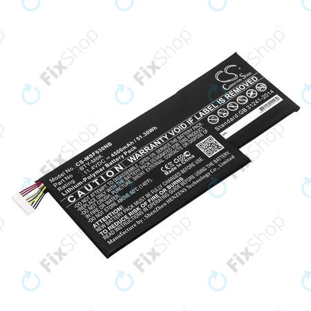 Batterie pour MSI GF63, MSI GF75, MSI GS63, 4500mAh, Li-Pol, 11.4V, BTY-M6K, HQ