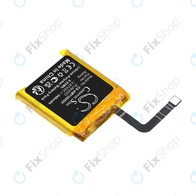 Batterie pour Amazfit GTS3, 240mAh, Li-Pol, 3.87V, PL462023, HQ
