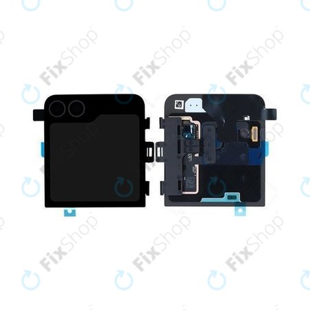 Samsung Galaxy Z Flip 6 F741B - Écran LCD + Écran tactile + Cadre (Externe) (Crafted Black) - GH97-30012E Genuine Service Pack