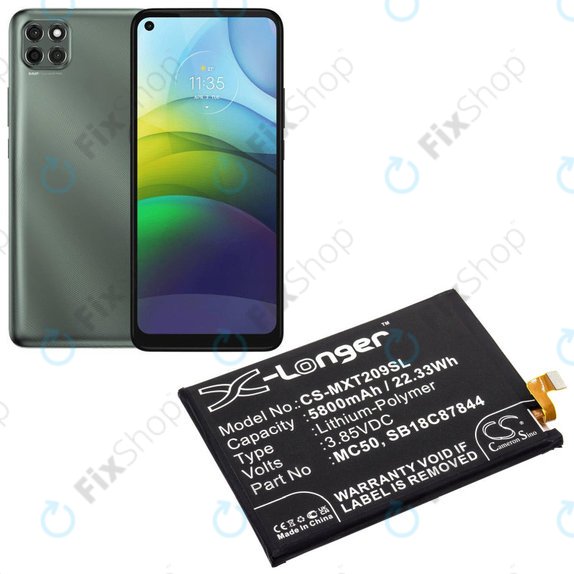 Motorola Moto G9 Power, G60 XT2135 - Batterie MC50 5800mAh HQ