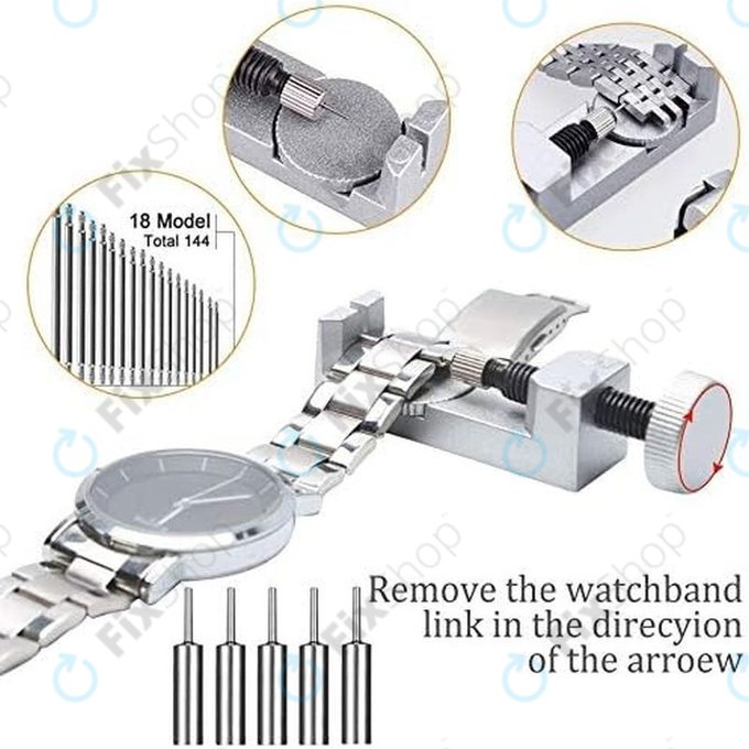 Kit d'outils de réparation de montres - 185pcs