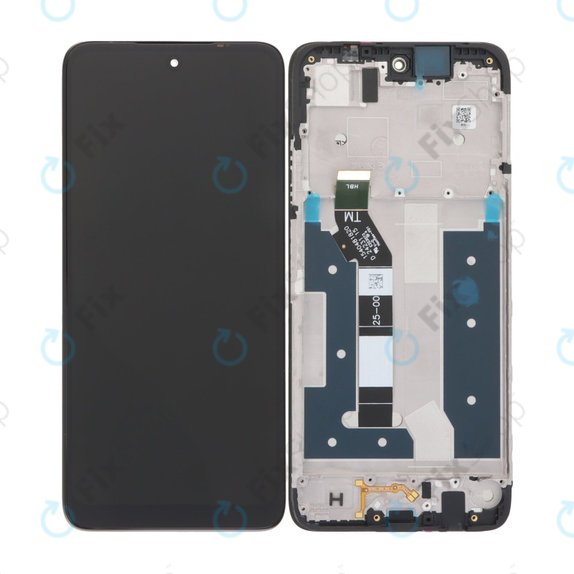Motorola Moto G35 5G - Écran LCD + Ecran Tactile + Cadre (Black) TFT