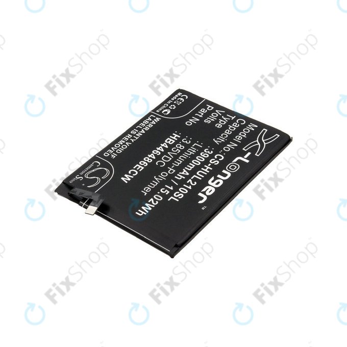 Batterie pour Huawei P Smart Pro 2019, 3900mAh, Li-Pol, 3.85V, HB446486ECW, HQ