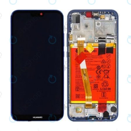 Huawei P20 Lite - Ecran LCD + Ecran Tactile + Cadre + Batterie (Bleu Klein) - 02351XUA, 02351VUV