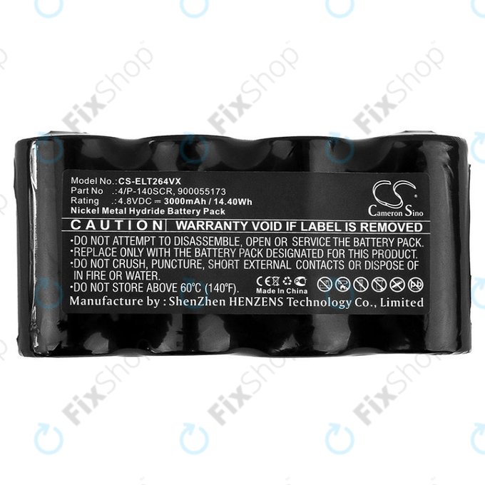 Electrolux Spirit Wet and Dry, ZB264x - Batterie 4/P-140SCR, 900055173 Ni-MH 4.8V 3000mAh HQ