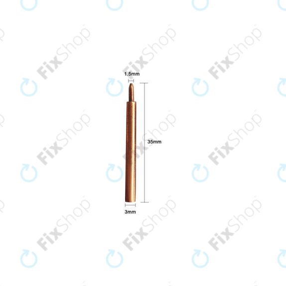 Broche à souder pour machine à souder 737G, 787A, 788H, 709A, 709AD et 797DH (2 pièces)