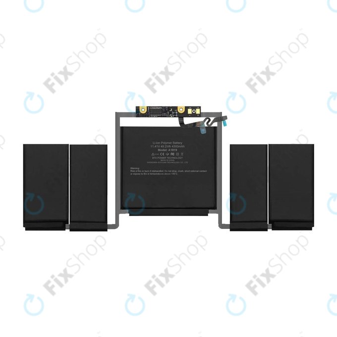 Apple MacBook Pro 13" A1706 (Début 2016 - Fin 2017) - Batterie A1819 4320mAh FixPremium