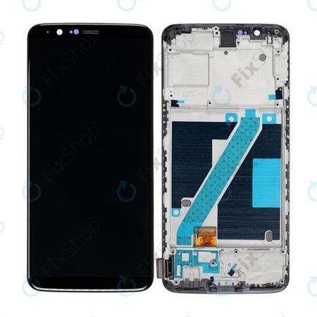 OnePlus 5T - Écran LCD + Écran tactile + Cadre (Noir) OLED