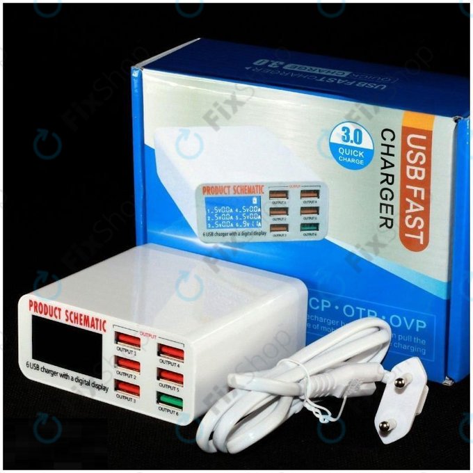 Product Schematic 896 - Station de chargement USB USB 3.0