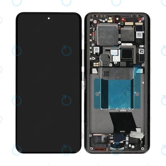 Xiaomi 14 Ultra - Écran LCD + Ecran Tactile + Cadre (Black) - 56000500N100 Genuine Service Pack