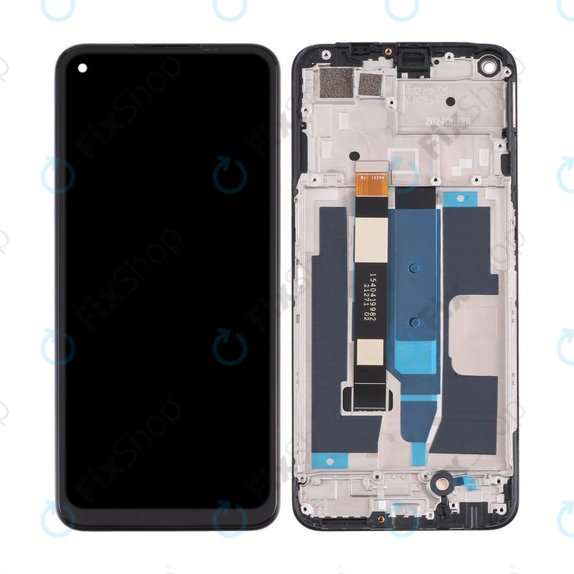 Realme 8 5G RMX3241 - Écran LCD + Écran tactile + Cadre (Supersonic Black) TFT