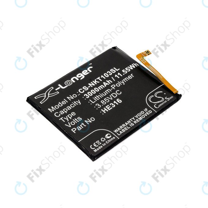 Nokia 6 - Batterie HE335 3000mAh QG