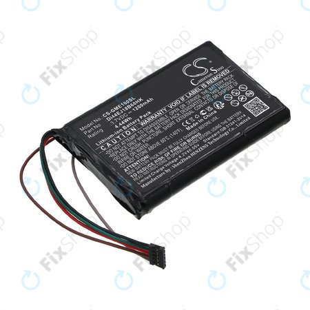 Batterie pour Garmin Edge 1000, Explore, 1200mAh, Li-ion, 3.7V, DI44EJ18B60HK, HQ