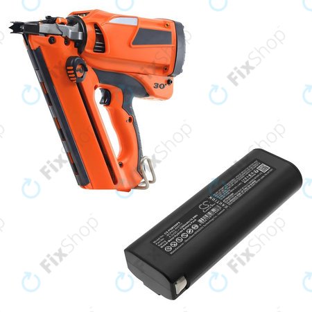 Batterie pour Paslode 900400, 3300mAh, Ni-MH, 6V, 404400, BCPAS-404717, HQ