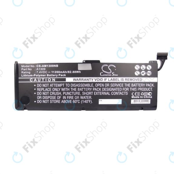 Apple MacBook Pro 17" A1297 (Début 2009 - Mi 2010) - Batterie A1309 11200mAh HQ